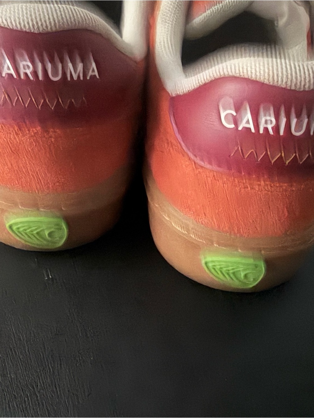 Cariuma Women’s Suede Sneaker - Rust Orange with White Laces - Picture 4 of 5